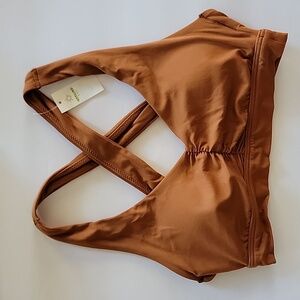 Offline by aerie NWT brown sports bra